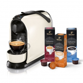 More about Tchibo Cafissimo Pure Kaffeemaschine Kapselmaschine inkl. 30 Kapseln für Caffè Crema, Espresso und Kaffee, Weiß
