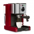 Klarstein Passionata Rossa 15 Espressomaschine  , Cappuccino  , Milchschaum  , Siebträger  , bis zu 1.470 Watt Leistung  , 15 Ba