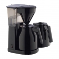 MELITTA Easy Therm II - Kaffeefilter 1L - 1050 W + 2eme versus - Noir