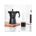 Cecotec Moklassic 300 Black Italienische Kaffeemaschine aus hochwertigem Aluminiumguss, ideal für 3 Tassen Kaffee.