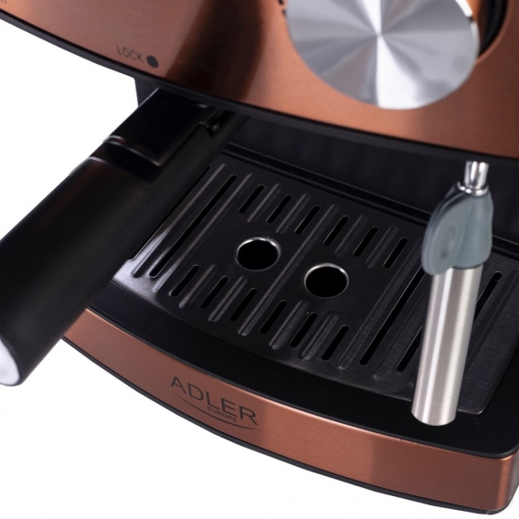 Adler Espressomaschine | Kaffeemaschine | Milchaufschäumer | Cappuccinomaschine | Siebträger Espressomaschine | Elektrische Espr