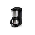 Edelstahl Filterkaffeemaschine mit Timer & 2x Isolierkanne, Kaffeefiltermaschine