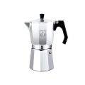 Cecotec Moklassic 1200 Shiny Italienische Kaffeemaschine aus hochwertigem Aluminiumguss, ideal für 12 Tassen Kaffee.