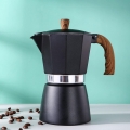 Tragbare Espressomaschine Moka Pot Aluminium Kaffeemaschine Perkolator Herd Farbe 150 ml