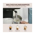 HOMCOM Espressomaschine Kaffeemaschine aus Edelstahl Siebträgermaschine mit Milchschäumer 1,5L Wassertank 15 Bar für Espresso Ca