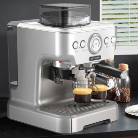 More about 20Bar Kaffeemaschine, Espressomaschine Kaffeebohnen Espresso-Siebträgermaschine 2,7L