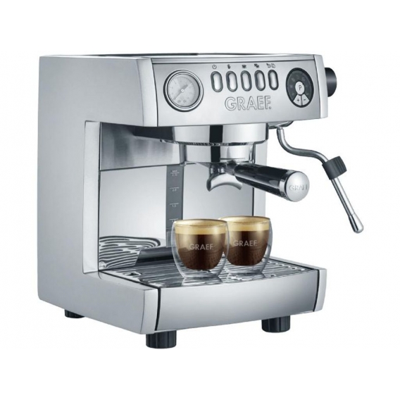 GRAEF ES 850 EU marchesa, Siebträger-Espressomaschine, 16 bar, 360° \'No-Burn\'' Milchschaum-& Heißwasserlanze'
