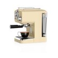 Swan Products Swan SK22110CN - Espressomaschine - 1,2 l - Gemahlener Kaffee - 1100 W - Cremefarben