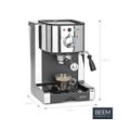 Espressomaschine Siebträger Siebträgermaschine 20 bar Espresso Milchschaumdüse
