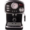 Sirge CREMILDA Traditionelle Espressomaschine, Siebträgermaschine, Infodisplay Thermometer, Milchaufschäumer, ITALY Pump 15 bar 
