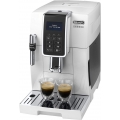 DeLonghi ECAM Dinamica 350.35.W Kaffeevollautomat mit Display weiß Aufschäumer
