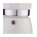 Aluminium Espresso Maker Herd Espresso Maker Klassische Italienische Stil Moka Topf Macht Köstliche Kaffee Farbe Weiß 300ml