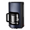 Kaffeeautomat Kaffeemaschine 1,9L 15 Tassen metallic blau Glaskanne 1000W*90397