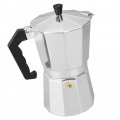 Metall Espressokocher | Mokkakanne | Mocca-Kocher |  Kaffeekocher Größe 6 Tassen