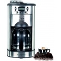 BOB-HOME 2587 Kaffeemaschine mit Mahlwerk Edelstahl 1000 Watt