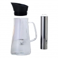 Borosilikatglas Wasserkocher Kaffee Brewer Topf Espresso Kaffee Maker Moka Topf. Große Kapazität Farbe 1500 ml