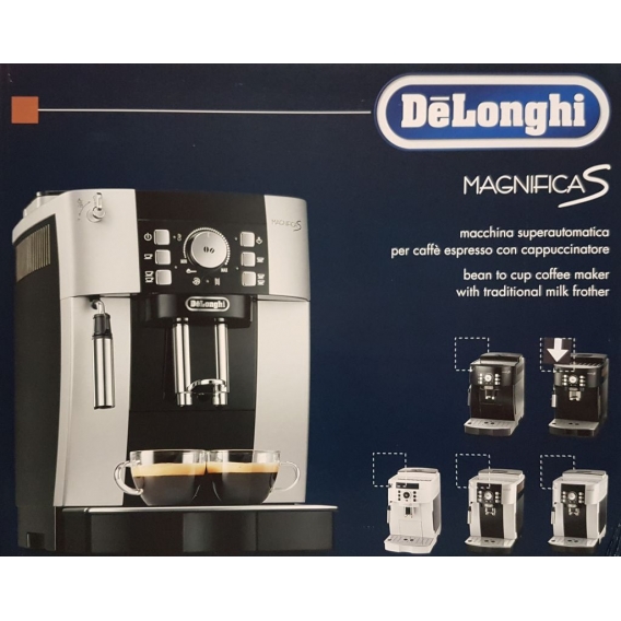 De’Longhi Magnifica S ECAM 21.110.B, Espressomaschine, 1,8 l, Kaffeebohnen, Gemahlener Kaffee, Eingebautes Mahlwerk, 1450 W, Sch