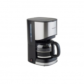 More about Korona Kaffeeautomat Filterkaffee, 900 W, 1.25l Glasbehälter, freistehend, schwarz/silber Edelstahl； 10252
