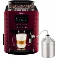 Krups EA 8165 Vollautomatische Espressomaschine, Kunststoffgehäuse, Tassenwärmer, Integriertes Mahlwerk, Milchaufschäumer, Wasse
