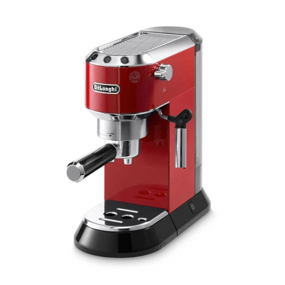 DeLonghi Dedica Siebträger Espressomaschine Rot - 1450 W - 15 bar； EC680.R