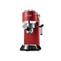 DeLonghi Dedica Siebträger Espressomaschine Rot - 1450 W - 15 bar； EC680.R