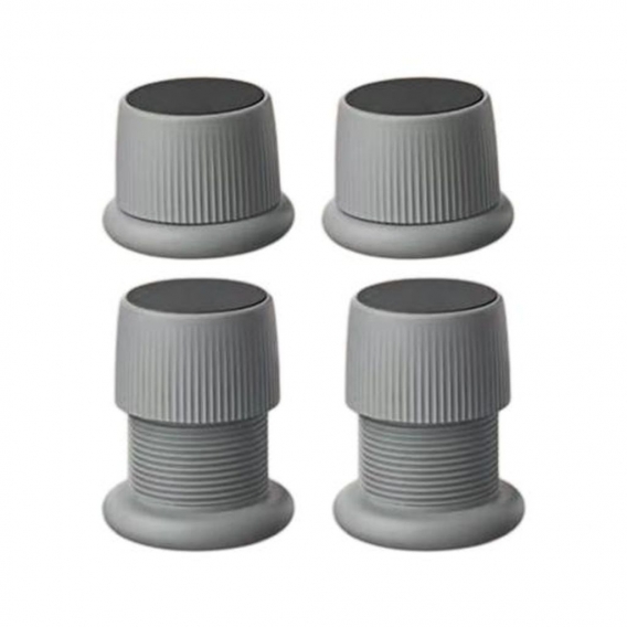 4 Stück erhöhen Kunststoff-Isolationsfüße Anti-Vibrations-Pads für Espressomaschinen Farbe Grau
