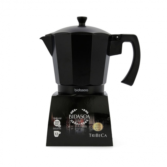 Espressokocher Kaffeebereiter Kaffeemaschine Bidasoa Stahl 12 Tassen