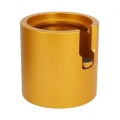 Kaffee-Siebträgerhalter, Espresso-Tamper-Ständer, Espressohalter aus Aluminiumlegierung für Kaffee-Siebträger Farbe Golden 58mm