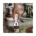 Professioneller Kaffee-Tamper, Espresso-Verteilungswerkzeug, Barista-Espresso-Verteiler, Kaffee-Nivellierer Farbe 51 mm Silber