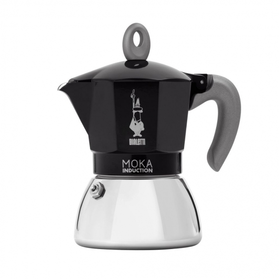 New-Moka-Induction - Kaffeemaschine - Schwarz - Für 6 Espressotassen
