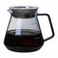 Pour Over Coffee Pot Carafe Coffee Brewer, wiederverwendbare hitzebeständige Kaffeemaschine für Home Office Kitchen Supplies Grö