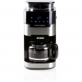 DOMO DO721K 1,5 Liter-Kaffeemaschine 12 Tassen LCD-Bildschirm, Touch-Tasten Integrierte Kaffeemühle