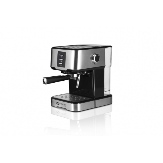 MAGNANI 1100W Espressomaschine für Espresso, Americano, Cappuccino & Latte Macchiato, 15 bar Edelstahl Kaffeemaschine mit abnehm