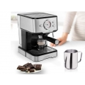 Siebträger Espresso & Kapselmaschine mit Milchaufschäumer für 1 oder 2 Tassen