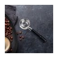 Edelstahl 58mm Siebträger Lange Griff für Expobar E61 Kaffee Maker, Einfach zu Installieren und Entfernen Farbe Einzelauslauf A.