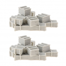 More about 2x 1:35 Resin Simulation Crates Miniatur Scenery Layout Box Sandtable Zubehör