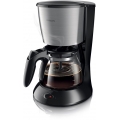 Philips HD7462 / 23 Daily Coffee Machine Schwarz und gebürstetes Metall 10-15 Tassen 1000W Aroma Swirl