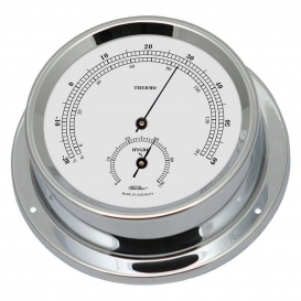 More about Comfortmeter, Maritimes Thermohygrometer, Messing verchromt 11 cm.
