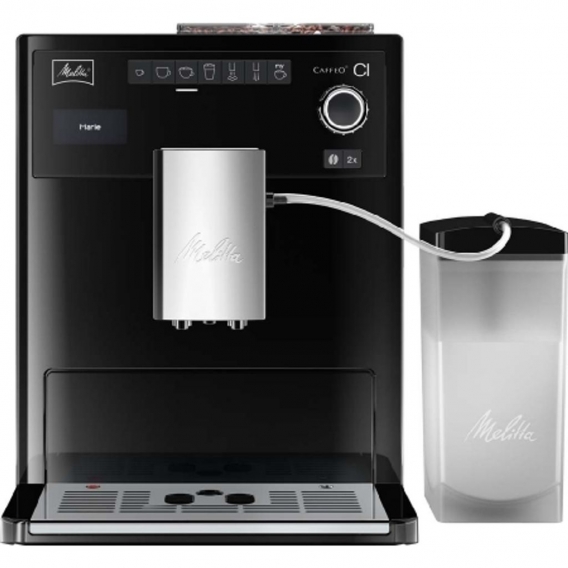 Melitta E 970-101/970-02/970-103/003 Caffeo CI Vollautomatische Espressomaschine, freistehendes Gerät, 1500 Watt, 15 Bar, 1,8 l 