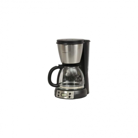 kitchenchef halbautonome automática ksmd250t - Coffee (autonom, Kaffeefilter, 1,5 l, gemahlener Kaffee, 900 W, schwarz, Edelstah