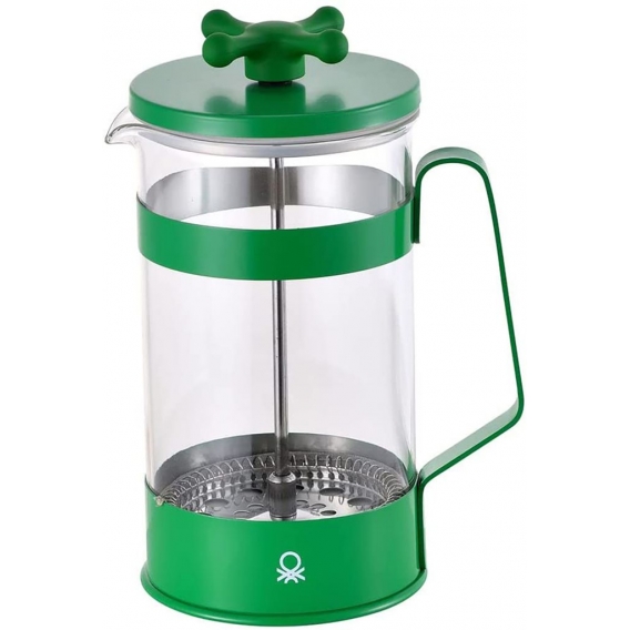 Kolben-Kaffeemaschine Benetton grün Borosilikatglas (600 ml)