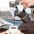Kaffeemaschine - silber, 600ml- Gasbrenner