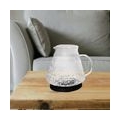 Glas-Teetropfer-Set, weiß wiederverwendbar, Edelstahlfilter, glattes Cold Brew, mit Stand-, Kaffeemaschine für Zuhause, Büro-Tee