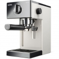 SOLAC Squissita Easy Ivory - Espressomaschine - 1050 W - 20 Riegel - Italienische Pumpe - Doppelcremesystem - Schwarz und Elfenb