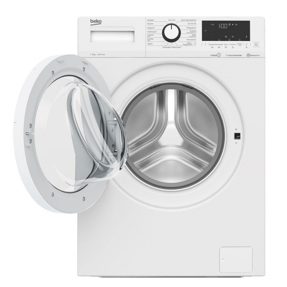 Beko WML8146T5STR1 Waschvollautomat 8kg Bluetooth-Steuerung AddXtra Nachlegefunktion