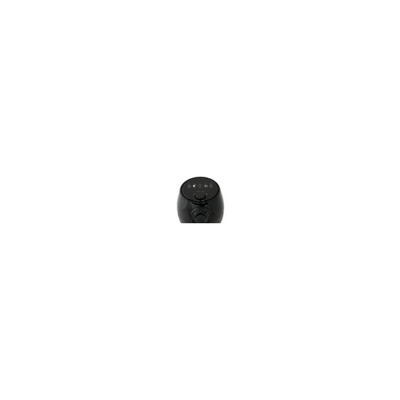 Deski Heißluft Fritteuse 3,5 Liter 1400 W schwarz glänzend Kontrolllampe