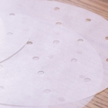 Dampfpapier Backpapier - 100 Stück perforiertes Antihaft-Silikonölpapier - für Luftfritteuse, Dampfgarer