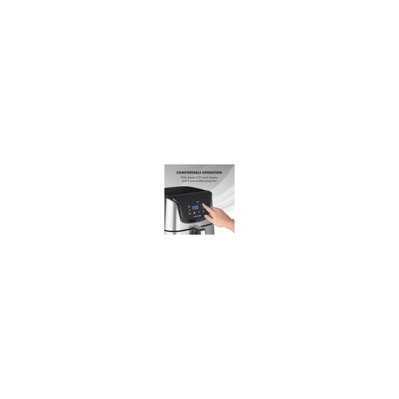 Klarstein Aero Vital deluxe - Heißluftfritteuse, Fritteuse, 1700 Watt, 5,4 Liter Volumen, LCD-Touch-Display, 8 vorinstallierte P