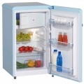 WOLKENSTEIN Vintage Kühlschrank mit Gefrierfach KS95RT LB blau F 88 Liter