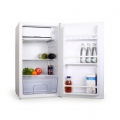 Klarstein 90L1-WH - Kühlschrank , Standkühlschrank , 90 L , 2 x Regaleinschub , Schublade , separates Eisfach , 3 Depots in der 